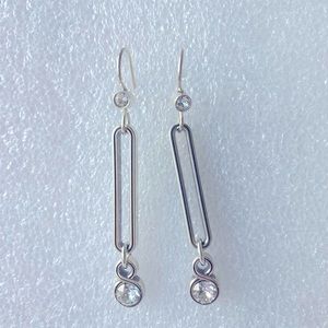 Brighton Infinity Sparkle Link French wire earring